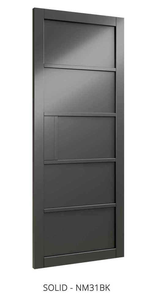 Deanta - NM31BK - Solid Door - Black